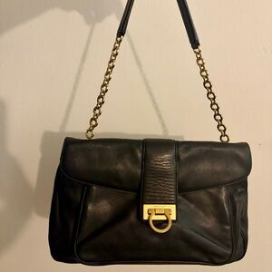 Vintage Ferragamo Leather Shoulder Bag